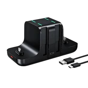 Base De Carregamento 6x1 Para Nintendo Switch Led Indicador