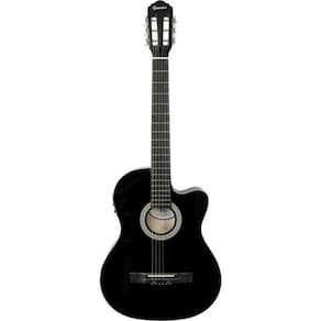 Violão Giannini Sf14 Ceq Eletroacústico Aço Preto