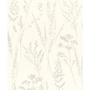 Papel De Parede Time Floral Verde E Azul Ui3202