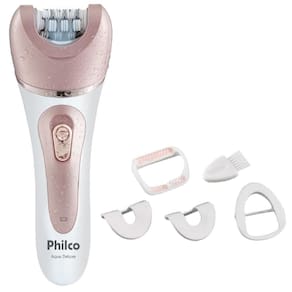 Depilador De Pelos Pdp01r Aqua Deluxe Philco Sem Fio Bivolt