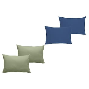 Kit Com 4 Fronhas Em Malha Lisa 100% Algodão - Linha Casa - Kit 2