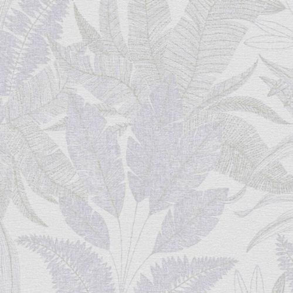 Papel De Parede Stories Of Live Folhagem Cinza 396541sl