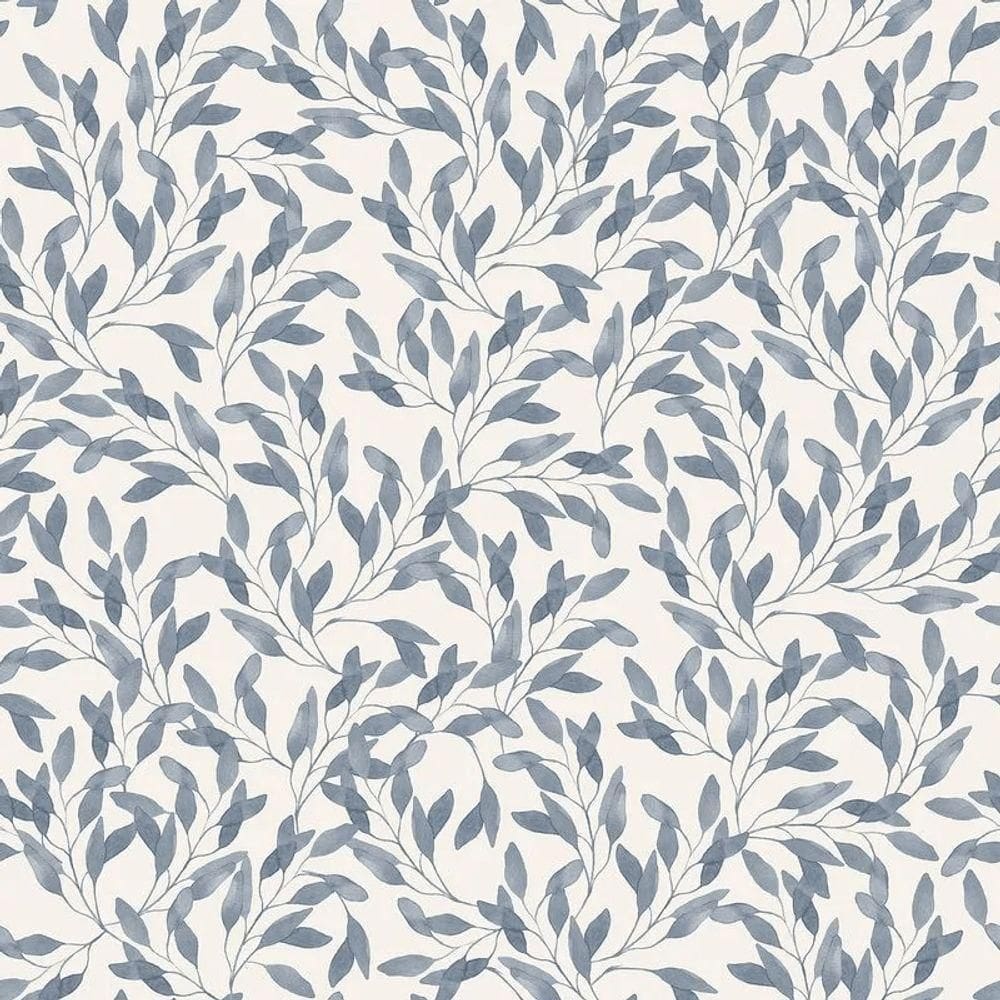 Papel De Parede Revoada Oliveira Azul 4426