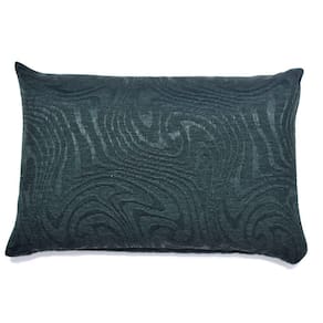 Peso De Porta Decorativo Almofada 1kg Estampa Ondas Escuras