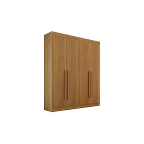 Guarda-roupa Da Vinci Plus 4 Portas 3 Gavetas Com Pés - D` Doro Cinamomo