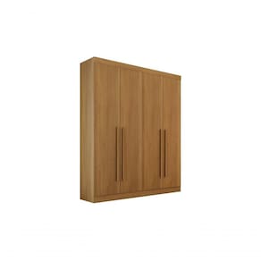 Guarda-roupa Da Vinci Plus 4 Portas 3 Gavetas Sem Pés - D` Doro Cinamomo