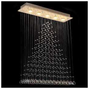 Lustre Para Sala, Quarto, Sala De Jantar, Cozinha, Cristal K9 Base 18x70 100cm