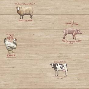 Papel De Parede Kitchen Recipes G12301 - Rolo 10m X 0,53m