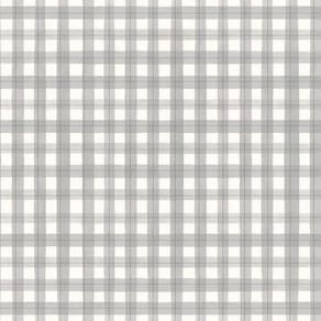 Papel De Parede Revoada Xadrez Picnic Pincelada Cinza 4432
