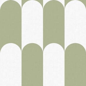 Papel De Parede Botany House Yin Yang Verde 15555