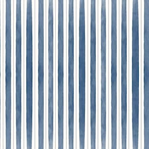 Papel De Parede Revoada Listrado Pincelada Azul 4429