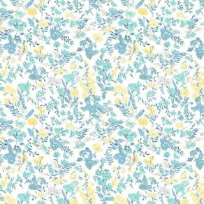 Papel De Parede Tartine Et Chocolat 4 Floral Azul 36230201tc