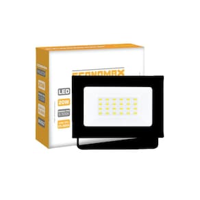 Kit 3 Mini Refletores Projetores 20w Branca Fria 7,5x7,5x2cm