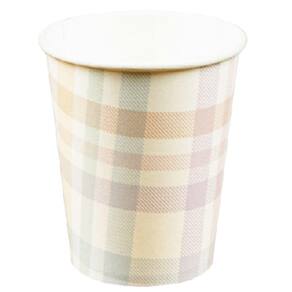 Copo De Papel 270ml Xadrez Candy Color Junino - 10 Un