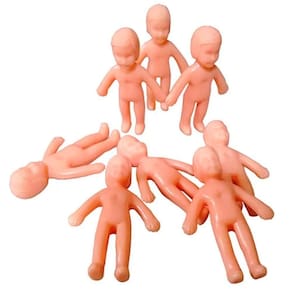 Lembrancinha Infantil - Mini Boneco Pele Clara - 12 Un