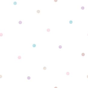 Papel De Parede Just 4 Kids Poá G56522 - Rolo 10m X 0,52m