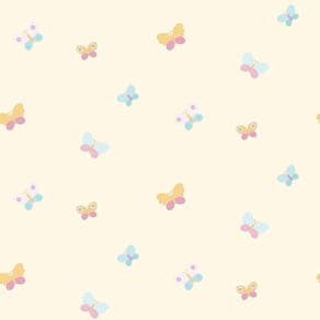 Papel De Parede Just 4 Kids Borboletas G56007 - Rolo 10m X 0,52m