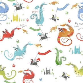 Papel De Parede Dragões G78368 Cores Brilhantes Tiny Tots 2 - G78368