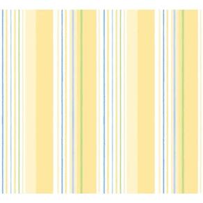 Papel De Parede Treboli Listrado Amarelo 5642 - Rolo 10m X 0,53m