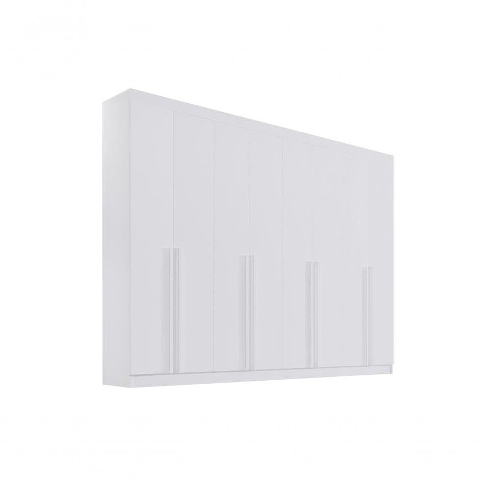 Guarda Roupa Casal 8 Portas 8 Gavetas Sem Pés Daymont - D` Doro Castanho