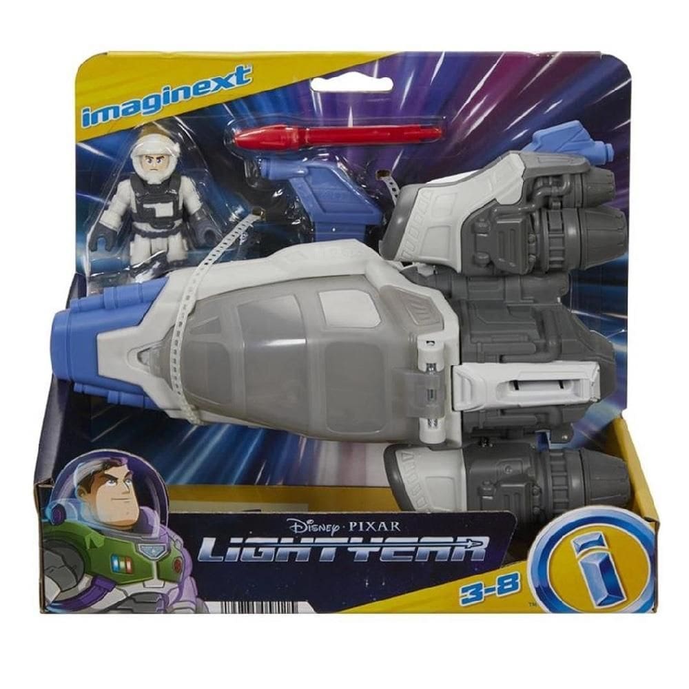 Boneco Buzz Lightyear E Nave Freature Imaginext Disney Hgt29