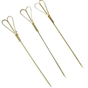 Palito Em Bambu Para Petiscos 18cm Coração - 20 Un