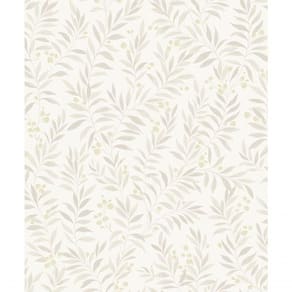 Papel De Parede Maison Folhagem Bege Mn3402