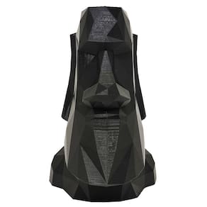 Vaso Estátua Moai Preto Escultura 20 Cm Ilha Da Páscoa Decoração 3d