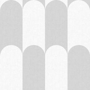 Papel De Parede Botany House Yin Yang Cinza 15556