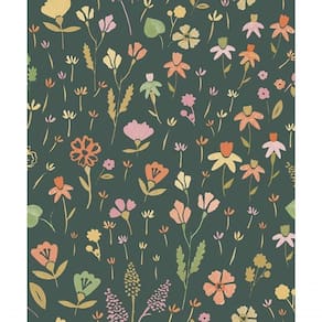 Papel De Parede Maison Floral Colorido Mn3513