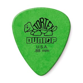 Palheta Dunlop Tortex 418p.88 Verde 0.88 Mm - Pl0054u