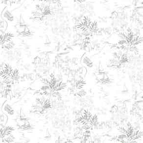 Papel De Parede Tartine Et Chocolat 4 Folhagem Branco 36230309tc