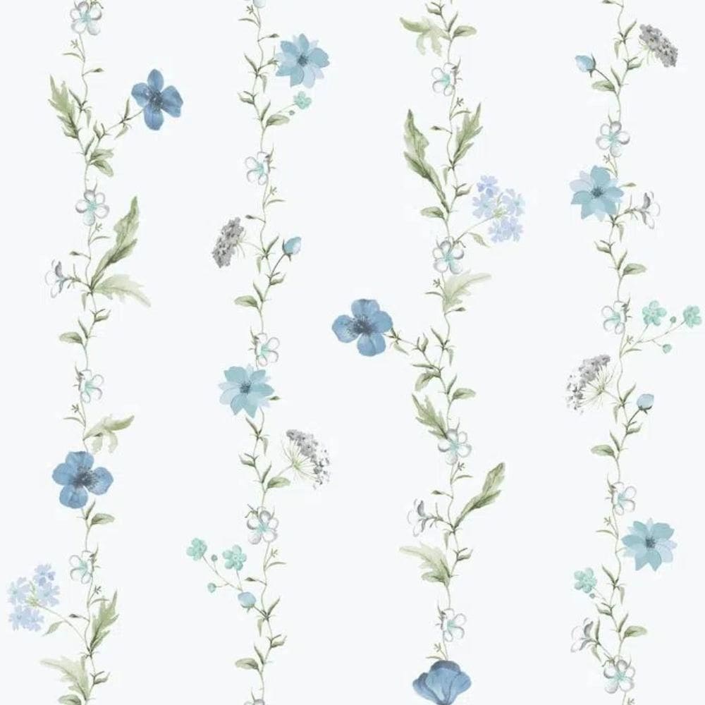 Papel De Parede Hana Floral Azul 1902-1