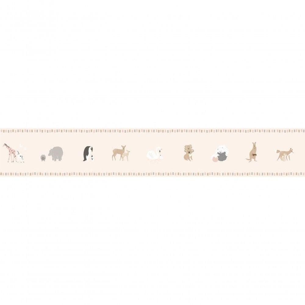 Faixa De Parede Adesiva Sambori Family 7504-3 - Tam 0,16m X 5m