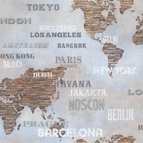 Papel De Parede Les Aventures 4 Muro Do Mundo 11202209 Tam 4m²