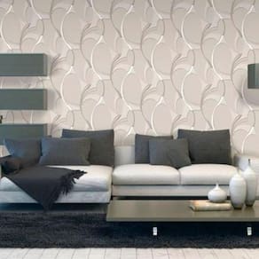 Papel De Parede Ddd Em 3d Max 28311 Moderno - Rolo 10m X 0,53m