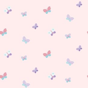 Papel De Parede Just 4 Kids Borboletas G56008 - Rolo 10m X 0,52m