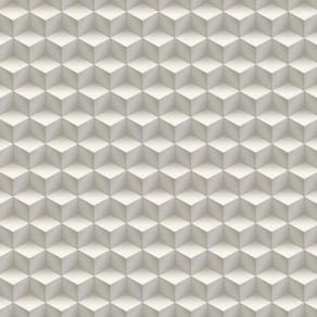 Papel De Parede Fiesta Modern Cubos 3d Cinza Claro 543272 Fiesta Modern 543272