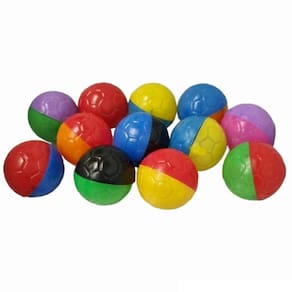 Lembrancinha Infantil - Mini Bolas Coloridas - 12 Un