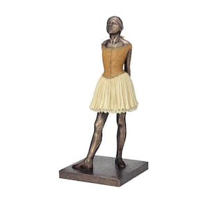 Escultura Bailarina Decorativa Resina Estatua Elegante 41cm
