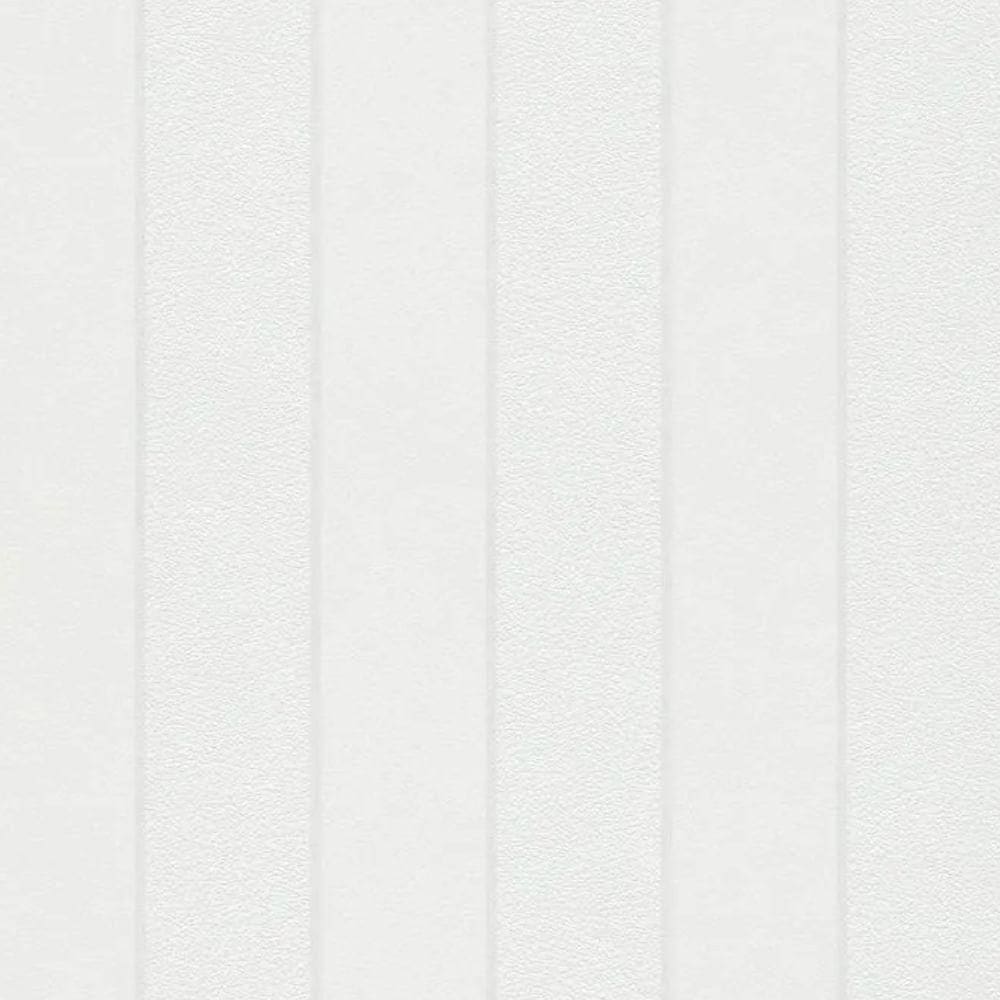 Papel De Parede Ivy Listrado Branco 6810-10