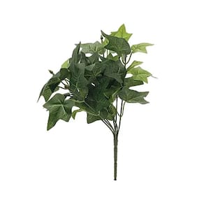 Galhos Decorativos Permanentes - Galho Curto Com Folhas Verde 32,5cm - 6 Galhos