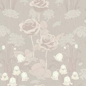 Papel De Parede Melody Fleur Art Nouveau 51197007 - Rolo 10m X 0,53m