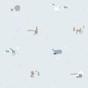 Papel De Parede Sambori Family 7004-1 - Rolo 10m X 0,53m