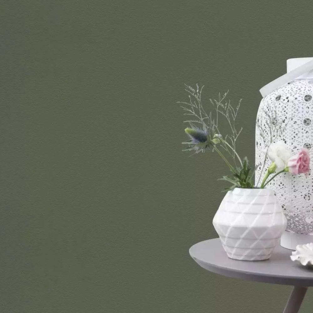 Papel De Parede African Queen Iii Couro Verde 752687