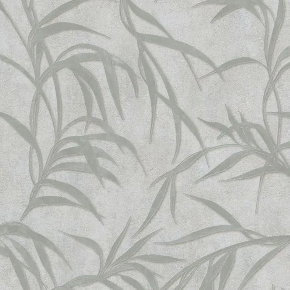 Papel De Parede Jackie Folhagem Cinza 34286