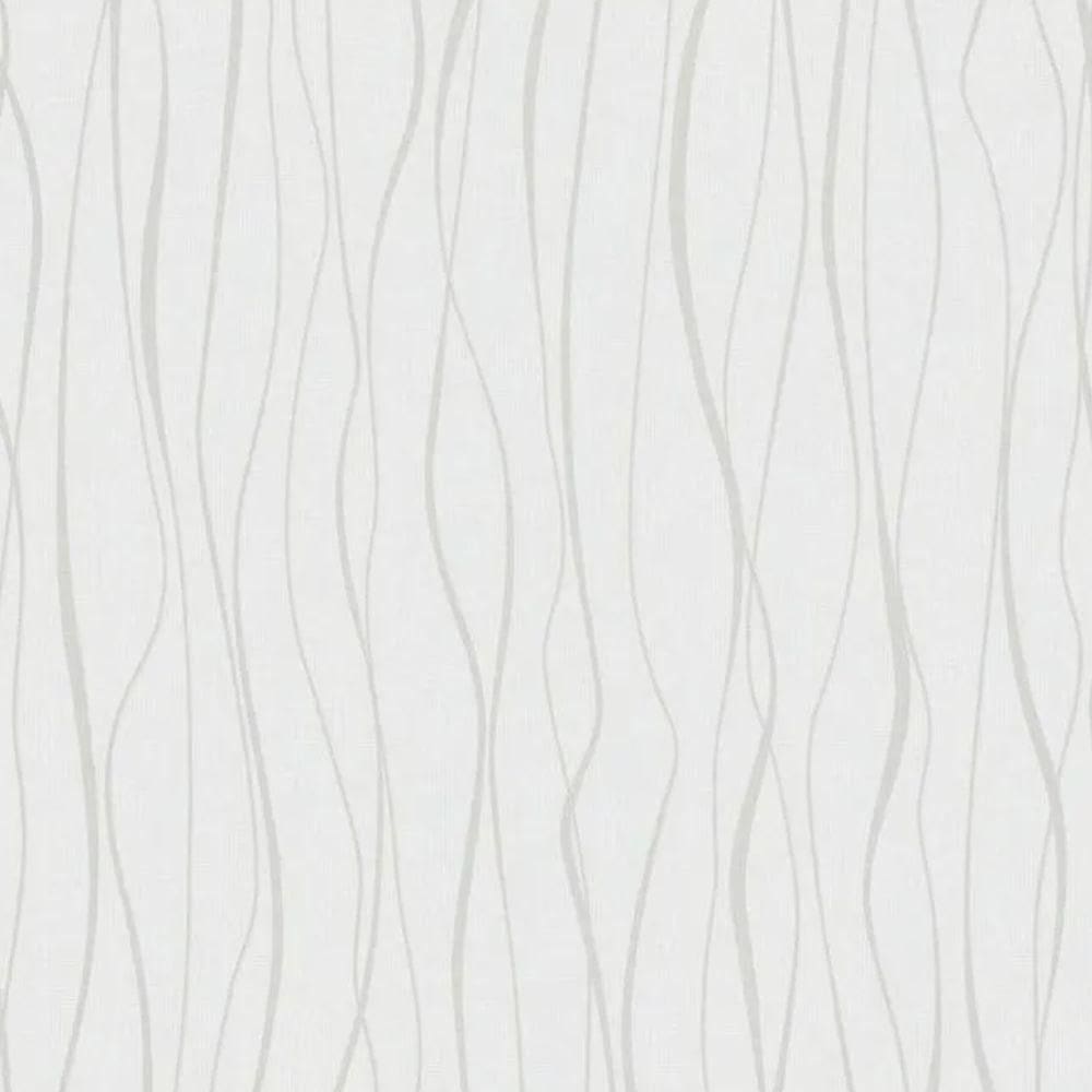 Papel De Parede Ivy Moderno Branco 6813-20