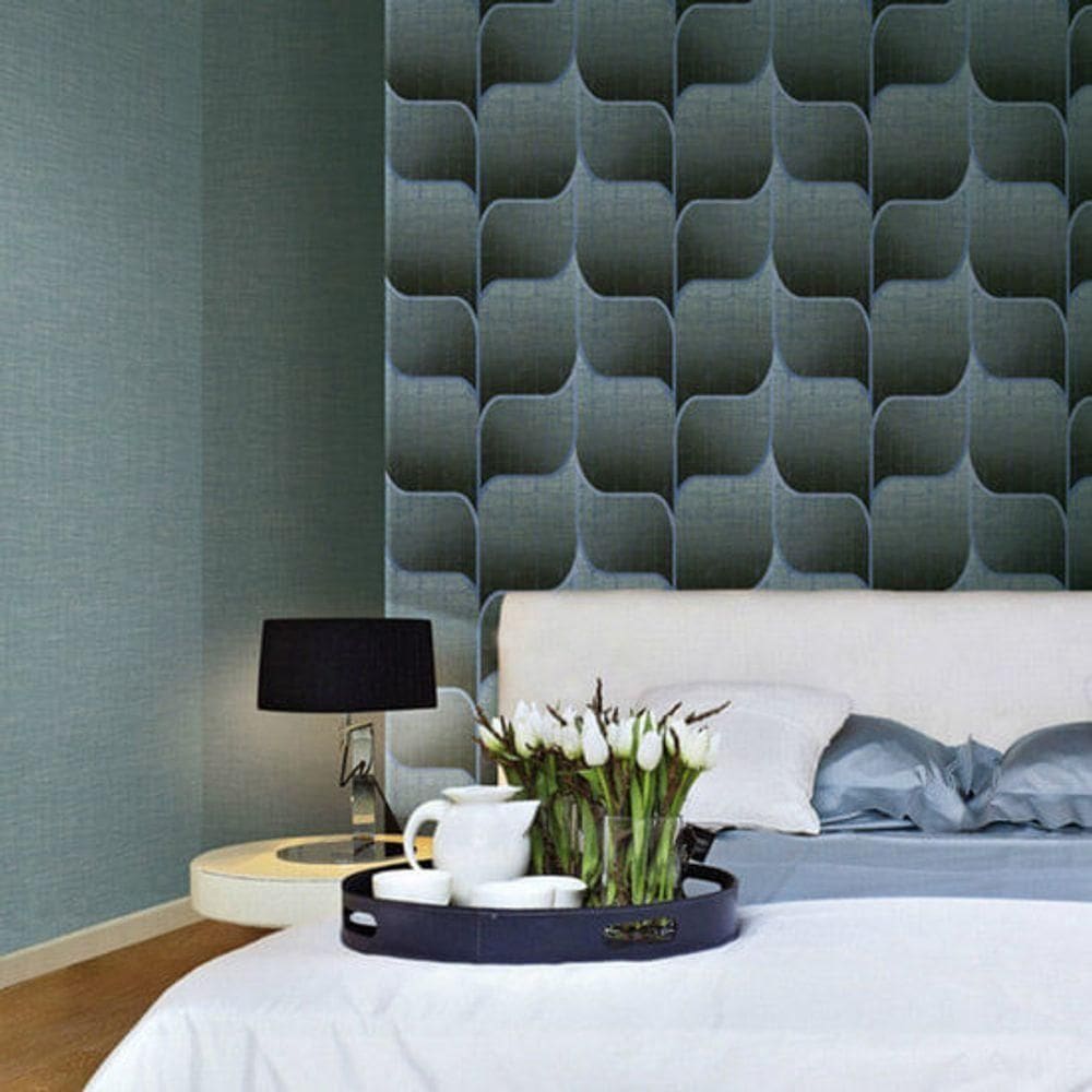 Papel De Parede New Fantasy 56137 Preto Rolo 10m X 0,52m