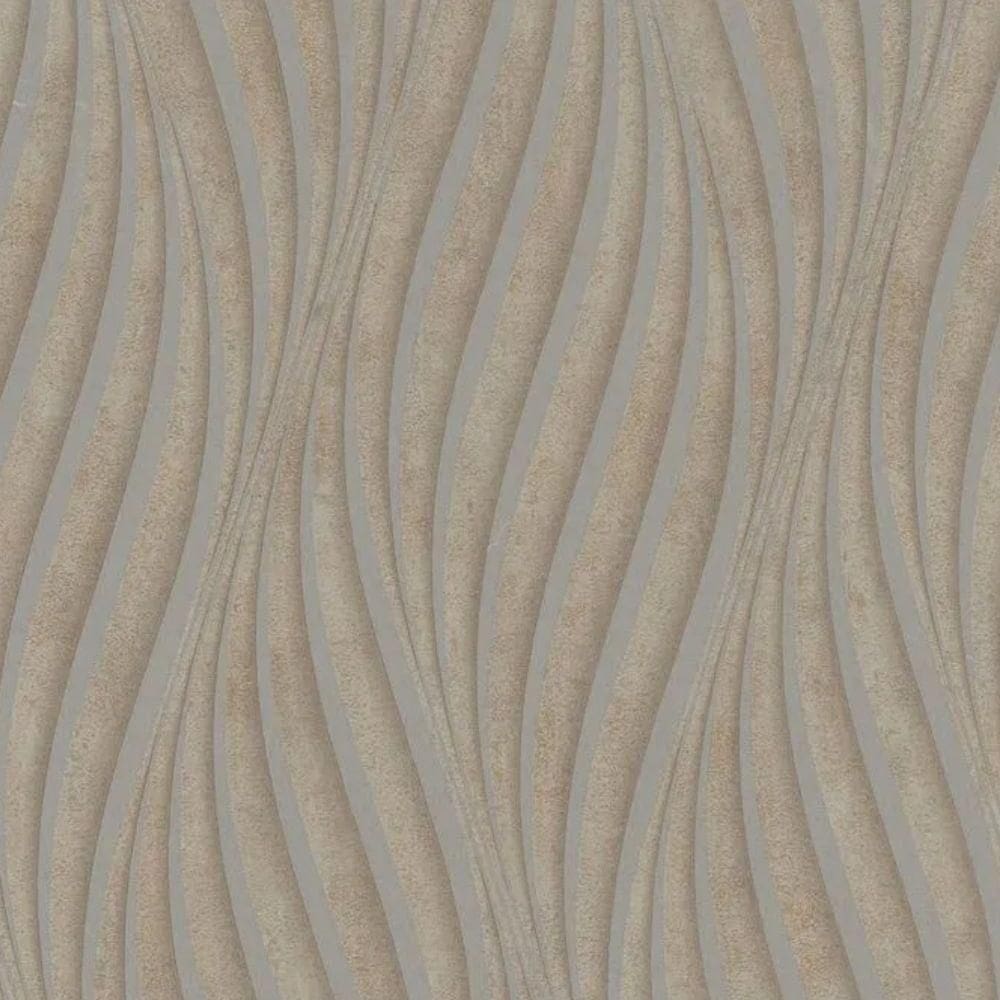 Papel De Parede Jackie 3d Marrom 34262