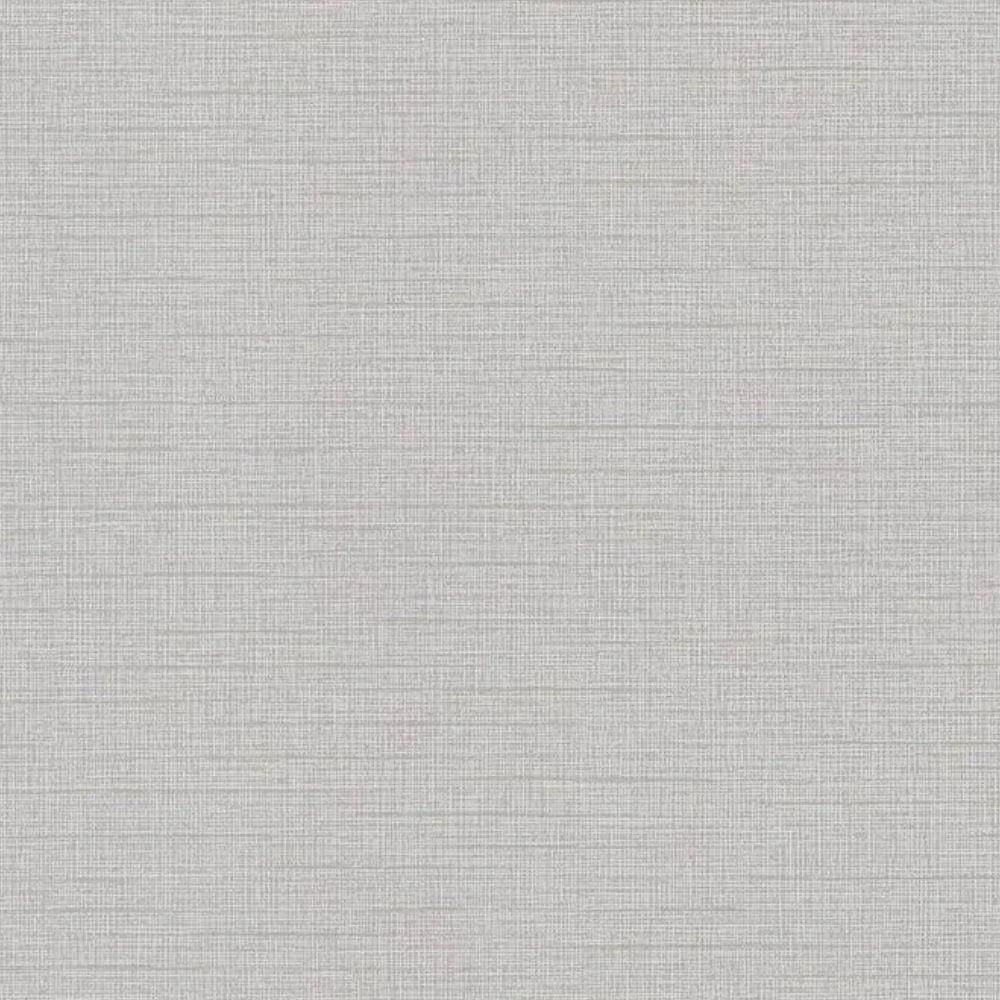 Papel De Parede Ivy Aspecto Têxtil Cinza 6809-60